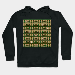 Yule Christmas Tree Pattern Hoodie